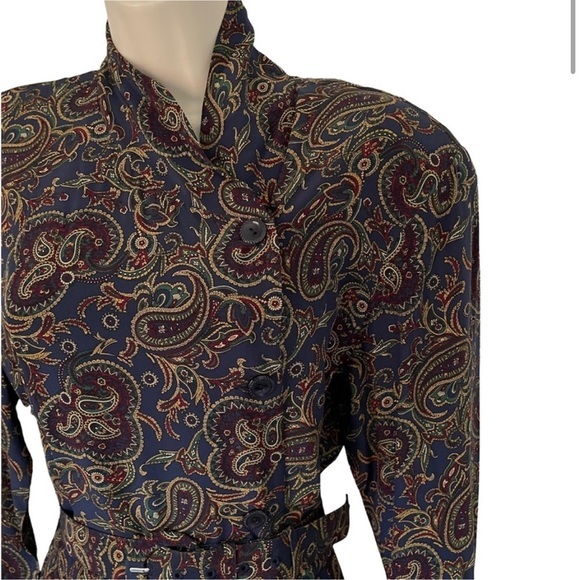 Vtg Talbots‎ SILK dress - Picture 3 of 10